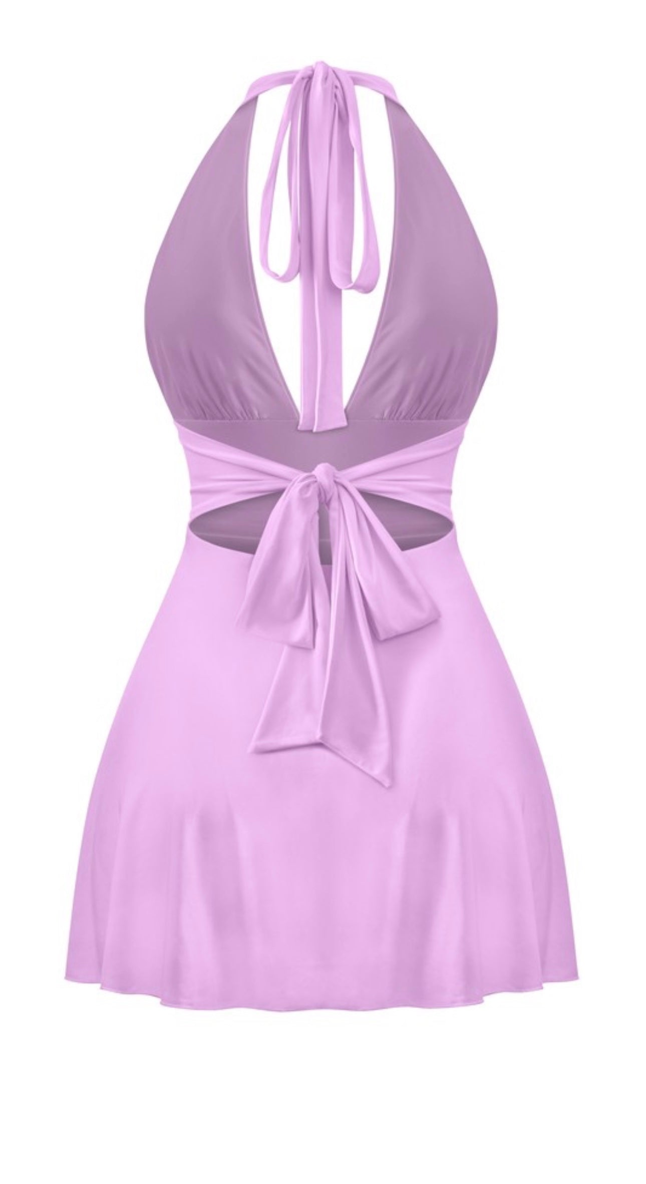 Daisy Lavender Mini Dress