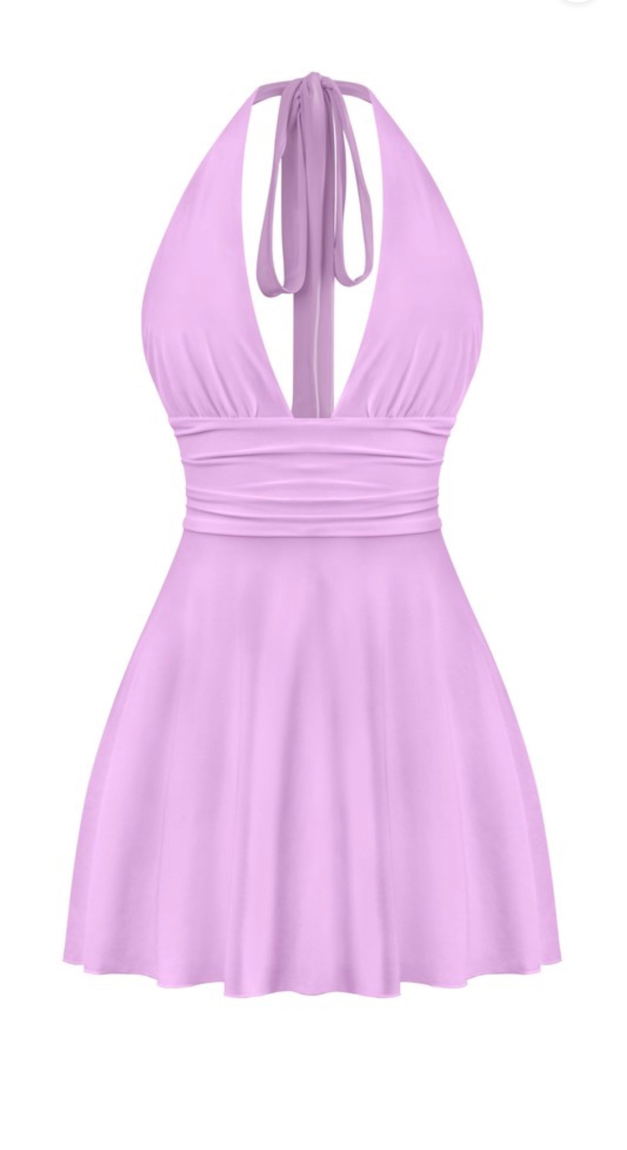 Daisy Lavender Mini Dress