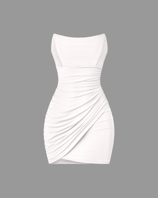 White Serene Mini Dress