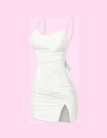 Bella Mini Dress (White)