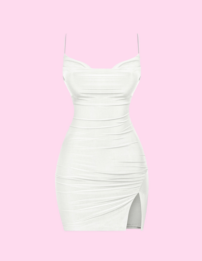 Bella Mini Dress (White)