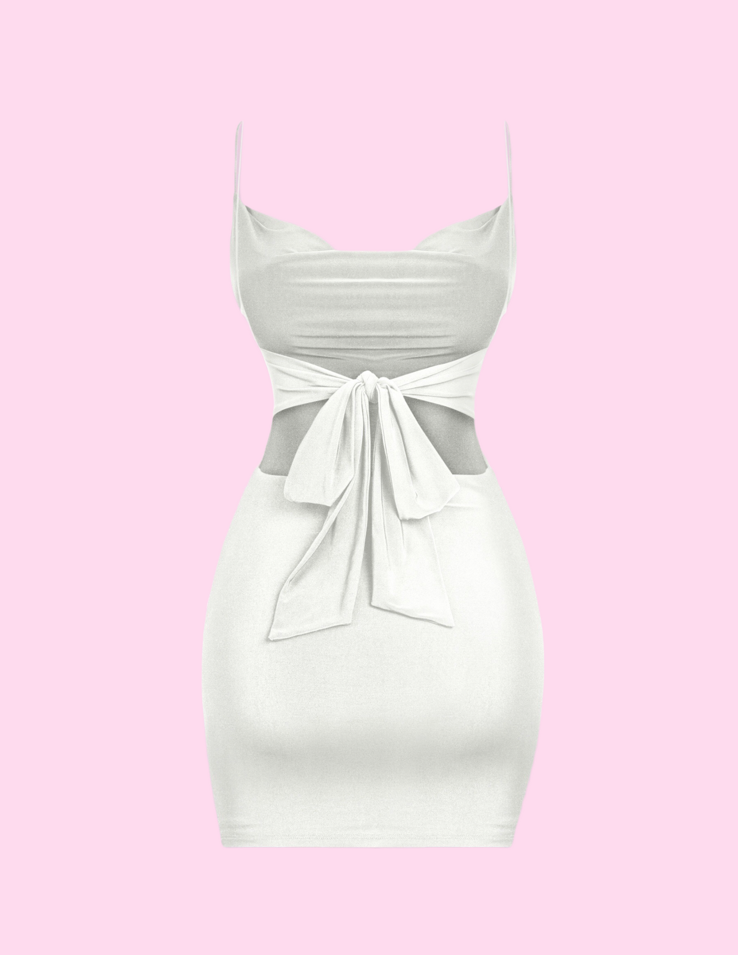 Bella Mini Dress (White)